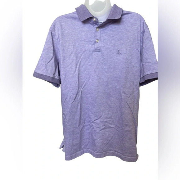 Men’s Charles Tyrwhitt Short Sleeve Lavender Polo, Size Large - Picture 1 of 6